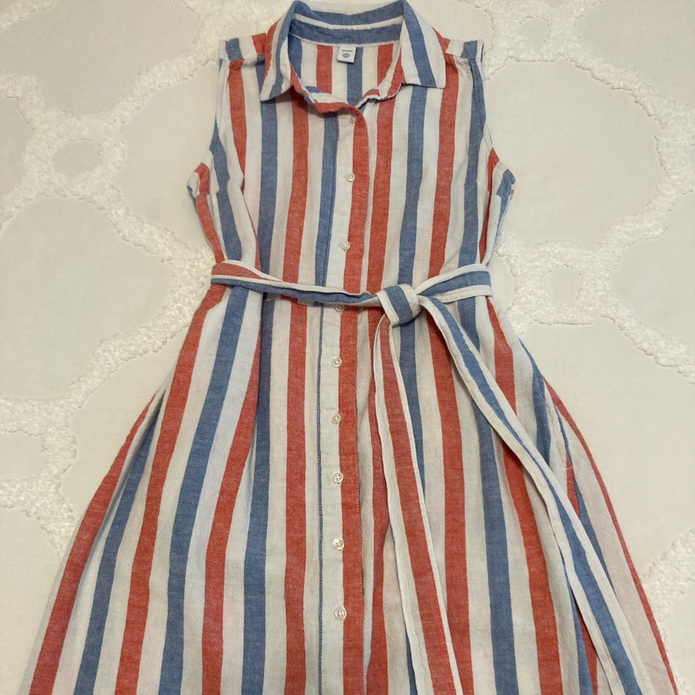 Sleeveless Linen Dress